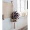 Hello Honey® 33.5" Natural Handwoven Cotton Macramé & Rattan Plant Hanger with Wood Beads